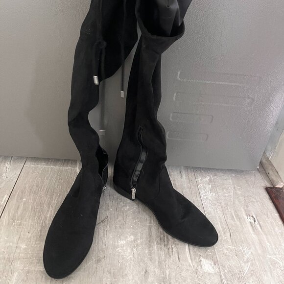 Marc Fisher Yuna Overnight the knee boot suede black Size 8 - Picture 4 of 7